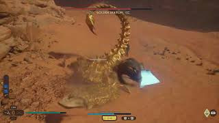 Star Wars Jedi Survivor  Golden Skriton Legendary Boss Fight [upl. by Suinotna932]