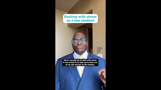 Dealing with stress as a law student Shorts [upl. by Aihsoek]