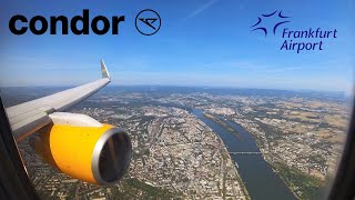 Boeing 757300  Condor  Landing at Frankfurt Airport 4K [upl. by Rickert914]