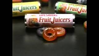 Fruit Juicers by Lifesavers Candy Commercial 1992 [upl. by Jerman734]