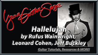 Hallelujah by Rufus Wainwright  Leonard Cohen  Guitar Lesson [upl. by Zeret800]