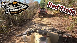 Hatfield Mccoy Trails  Trail 84 On ATV [upl. by Ecar545]