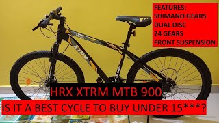 HRX XTRM MTB 900 Bicycle review  Bicycle to buy under 15000 [upl. by Elletnohs]