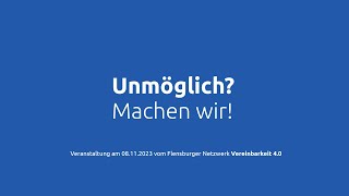 Netzwerkveranstaltung „Unmöglich Machen wir“ des Netzwerks Vereinbarkeit 40 [upl. by Selry]