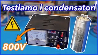 Tester per l’isolamento condensatori Fai da te con theriverlab  PARTE I [upl. by Airbmak343]