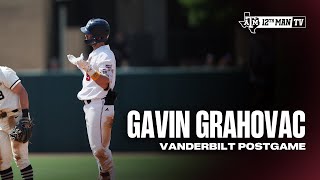 Vanderbilt Postgame Gavin Grahovac [upl. by Friend]