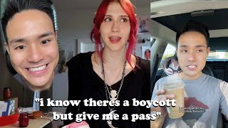 annoying influencer breaks boycott is shocked people dont like him [upl. by Layap315]