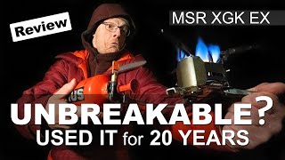 Multi Fuel Stove Review  MSR XGK EX Multifuel Camping Stove [upl. by Lukash474]