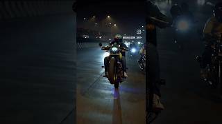 Interceptor 650 with Performance Exhaust Wheelie at Night Ride [upl. by Einamrej812]