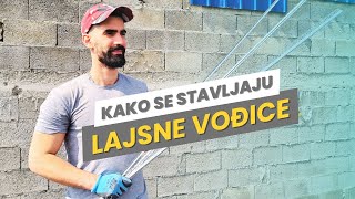 Malterisanje zidova 2 deo  Postavljanje lajsni vođica  Renoviranje salonca ep 5 [upl. by Esorlatsyrc]