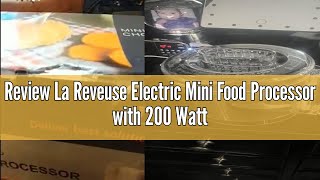 Review La Reveuse Electric Mini Food Processor with 200 Watts2Cup Prep Bowl for MincingChoppingG [upl. by Kampmeier327]