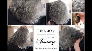 Transition to Silver  Joli Campbell  QuickSilverHair [upl. by Modesta112]