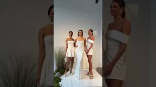 Long or Short From the Jenny Yoo SpringSummer 2025 “Elysian” Collection at NYFWBridal wedding [upl. by Kenley986]