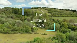 Chilterns Area of Outstanding Natural Beauty  Aerial Footage  Turville Buckinghamshire [upl. by Irrol]