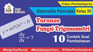 Turunan Fungsi Trigonometri Kelas 12 Matematika Peminatan [upl. by Nyral]