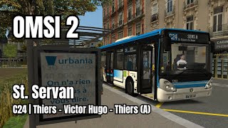 OMSI 24KSt Servan  C24 Thiers  Victor Hugo  Thiers [upl. by Mya]