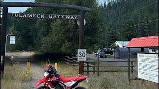 Exploring Tulameen BC and The Kettle Valley Rail Trail on my Honda CRF300L [upl. by Odnomar]