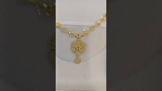 Gold 22 Karat 916 KDM Hall Mark Fancy Short Necklace At MB Jewellers Gold amp Diamonds Nampally Hyd [upl. by Eliathan543]