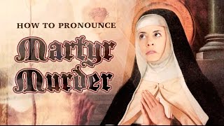 How to pronounce Martyr and Murder  American English Pronunciation [upl. by Yasnil96]