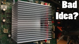 The 10 Fanless CPU Cooler Low Temperatures or Instant Fire [upl. by Eidroj91]