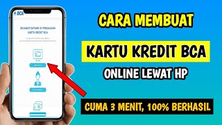 Cara Membuat Kartu Kredit BCA Online  Cara Pengajuan Kartu Kredit BCA [upl. by Hun317]