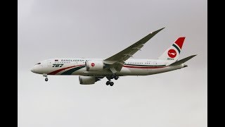 Airliners landing at London Heathrow Airport 090219 [upl. by Mehalek]