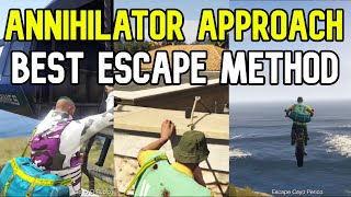 Gta 5 Cayo Perico Heist Annihilator Approach  Swimming Escape Best escape method [upl. by Mariann950]