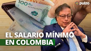 Salario mínimo en Colombia de Petro vs lo que se paga en El Salvador de Bukele  Pulzo [upl. by Amitaf667]