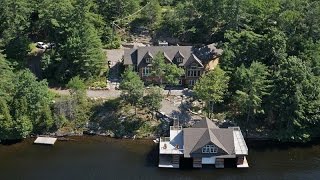 Custom Built Waterfront Cottage Home in Gravenhurst Canada [upl. by Eiramanitsirhc629]