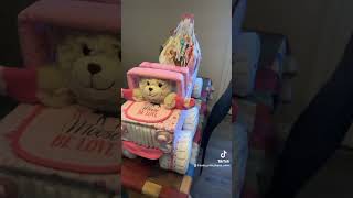 Jeep diaper cake with trailer jeepdiapercake [upl. by Lyrad]