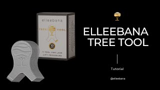 Elleebana  Tree Tool  Y Comb  Lash Lift Tutorial [upl. by Okemak882]