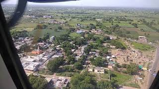 Nanded Airport Plane Landing View TruejetHyderabad Nanded [upl. by Essirehc509]