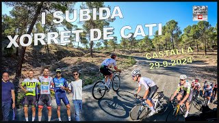 I Subida Xorret de Cati CASTALLA 2992024 Ciclismo 4K [upl. by Attenra]