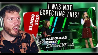 Mimi amp Josefin REACTION Radiohead  Creep  The Voice Kids 2019 Germany REACTION [upl. by Shulamith585]