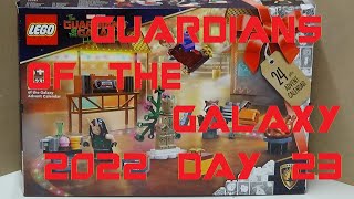 LEGO 76231 GUARDIANS OF THE GALAXY 2022 ADVENT CALENDAR DAY 23 [upl. by Renny]