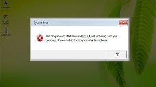 How to Fix D3DX1143dll Missing Error [upl. by Jaenicke]