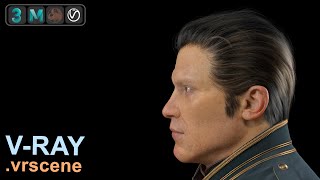 How to export a scene with Ornatrix hair in Vray vrscene from Maya and render it in 3ds Max [upl. by Beller]