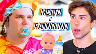 HO 36 ANNI MA VIVO COME UN NEONATO 24H CON UN ADULT BABY  GIANMARCO ZAGATO [upl. by Quickman]