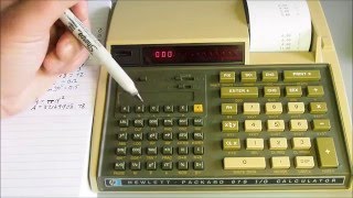 Hewlett Packard 97 S IO Calculator Part 1 [upl. by Tdnaltroc]