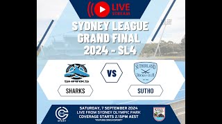 LIVE  SL4 GRAND FINAL 2024  SHARKS v SUTHO [upl. by Colier]