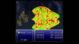 Final Fantasy Revelations Final Fantasy III ROM Hack SNES Gameplay Sample [upl. by Bathulda]