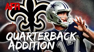 Saints Sign Former Dallas Cowboys QB  How Long Will Derek Carr ACTUALLY Be Out [upl. by Devonne]