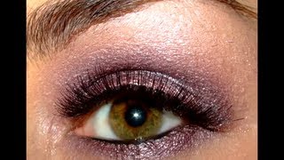 Smokey Purple Eye Make Up Look [upl. by Hardan749]