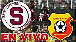 SAPRISSA VS HEREDIANO EN VIVO HOY VER PARTIDO DE LA LIGA DE COSTA RICA [upl. by Yenroc776]