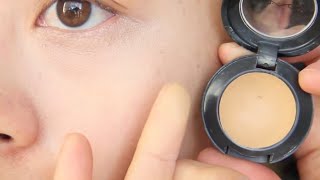 How to Conceal with MAC Studio Finish Concealer [upl. by Anisamot872]