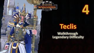 4 High Elves Teclis  WAR vs Oracles of Tzeentch  Legendary  No Commentary [upl. by Atsylac814]