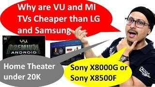 Why VU and MI TVs are cheaper than Samsung and LG  Best Home Theater under 20K  Bluetooth G SHOCK [upl. by Isman760]