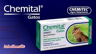 Vermífugo Chemital® Gatos  Chemitec® [upl. by Marten472]