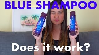 Joico Blue Shampoo Review  Blue Shampoo for Brassy Hair [upl. by Nnyliak611]