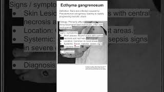 Ecthyma gangrenosum [upl. by Merrielle126]